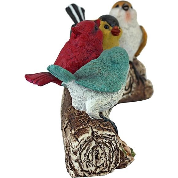 Birdy Welcome Sign Indoor/Outdoor Garden Bird Statue,4Inches Wide,10 Inches Deep - Picture 2 of 5